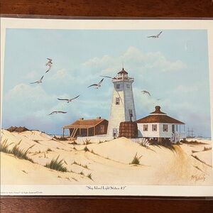 Coastal Lighthouse Art Print
